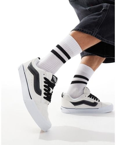 Vans – knu skool – wildleder-sneaker - Weiß