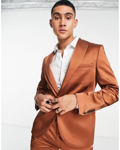 Twisted Tailor Draco - giacca da abito color - Marrone