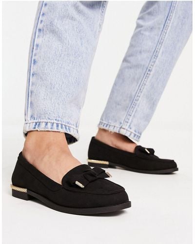 New Look Suedette Loafer - White