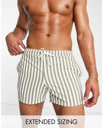 ASOS Seersucker Swim Shorts - Multicolor