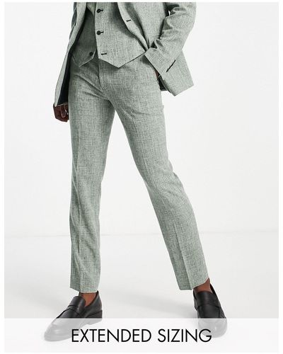 ASOS Slim Suit Trousers - Green