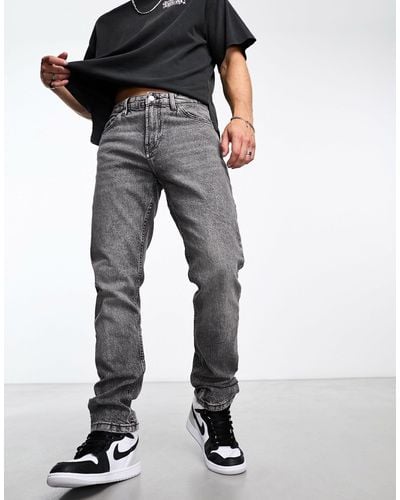 Pull&Bear Straight Fit Jeans - Black