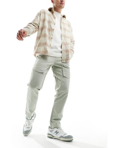 Another Influence Front Pocket Cargo Pants - White