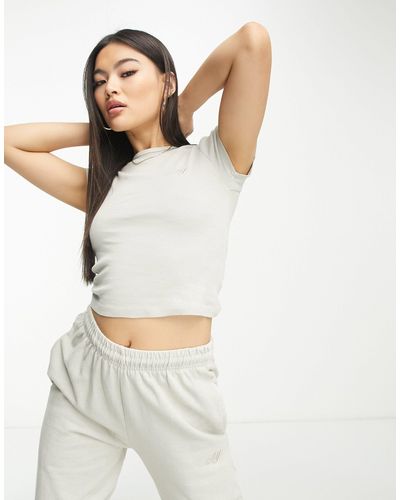 AsYou Neat Fit Tee Co-ord - White