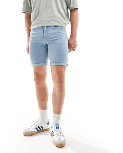 Only & Sons – jeansshorts - Blau