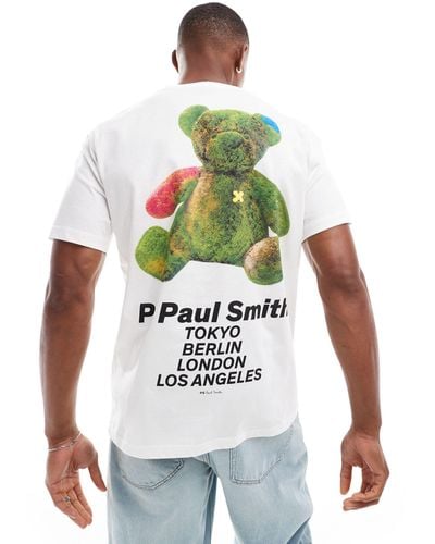 PS by Paul Smith T-shirt With Front And Back Bear Print - White