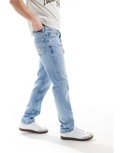 Tommy Hilfiger Ethan Relaxed Straight Leg Jeans - Blue