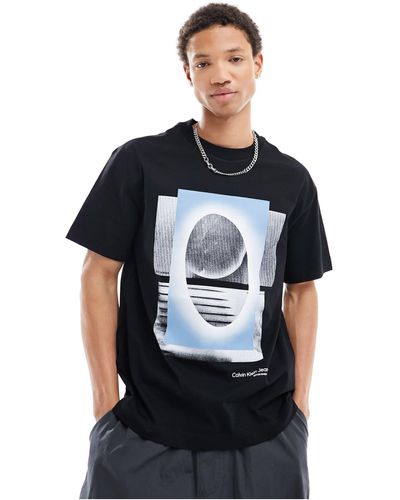 Calvin Klein Meta Photoprint T-shirt - Black