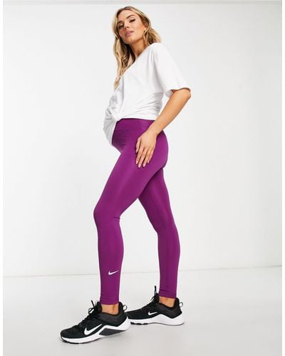 Nike One Dri-fit Maternity leggings - Purple