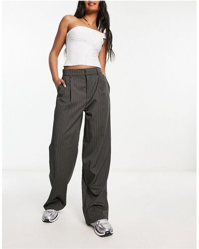 Cotton On Cotton On High Waist Straight Trousers - White