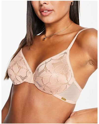 Glitter Bralette by Gossard, Black, Plunge Bra