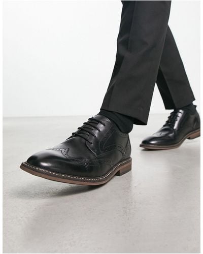 Schuh Raffe - chaussures richelieu en cuir - noir