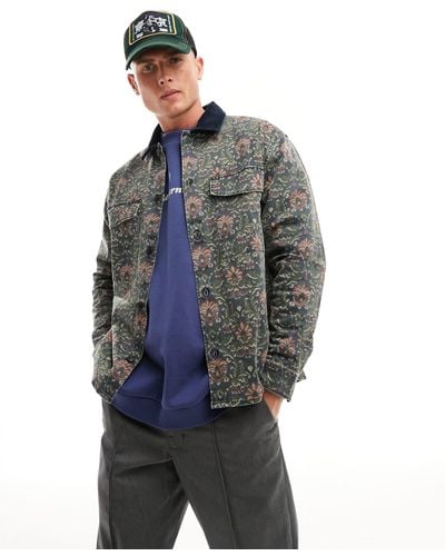 Abercrombie & Fitch Camicia giacca - Blu