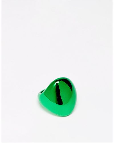 ASOS Bolle Ring - Groen