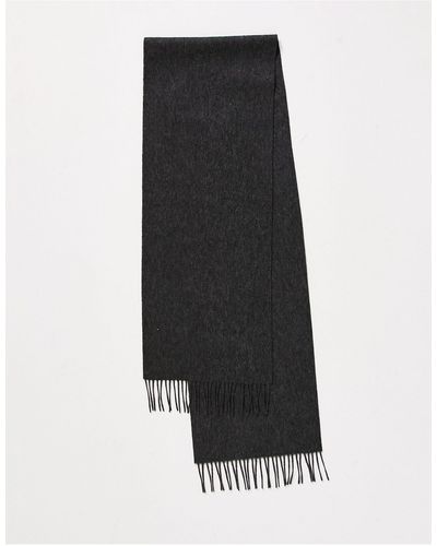 SELECTED Wollen Sjaal - Zwart