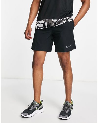 Nike Nike - pro training flex rep 3.0 - pantaloncini neri - Nero