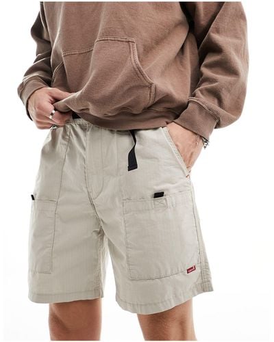 Levi's Utility Belted Shorts - Grey