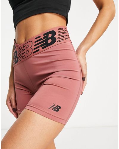 New Balance Running – relentless – leggings-shorts - Pink