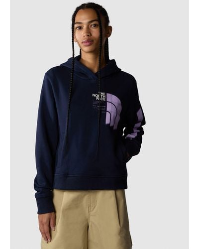 The North Face W Graphic Hoodie 3 - Blue