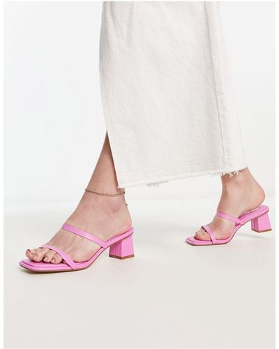 Raid Frieda Strappy Mid Heeled Sandals - Pink