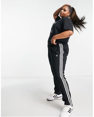 adidas Originals Plus - Adicolor - Smalle joggingbroek - Zwart