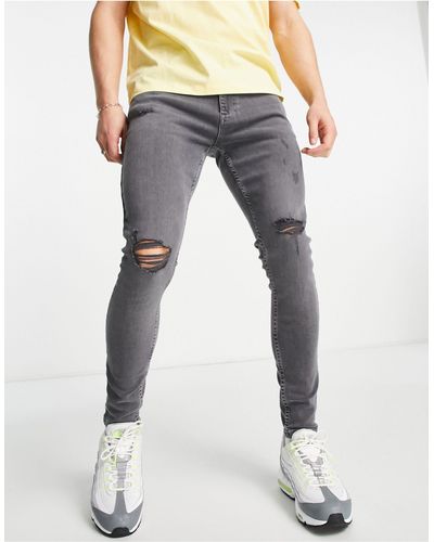 Tommy Hilfiger Finley - Super Skinny Fit, Distressed Jeans Met Wassing - Meerkleurig