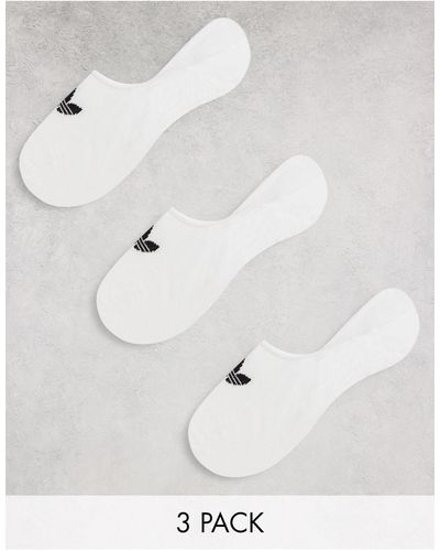 adidas Originals Confezione da 3 fantasmini bianchi - Bianco