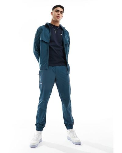 EA7 Armani – – nylon-jogginghose - Blau