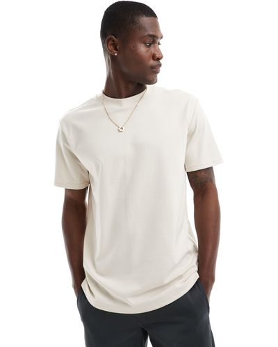 Hollister – t-shirt aus kühlendem material - Weiß