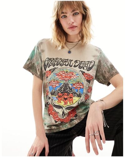 Daisy Street Grateful Dead Retro Graphic T-shirt - Multicolour