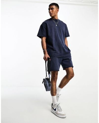 Only & Sons Co-ord Jersey Short - Blue