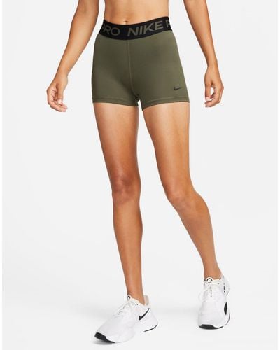Nike Nike Pro Training Dri-fit 5 Inch Shorts - Green