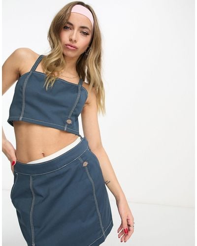 Dickies Whitford - crop top style brassière - bleu