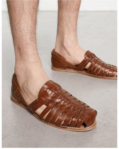 ASOS Woven Sandals - Natural