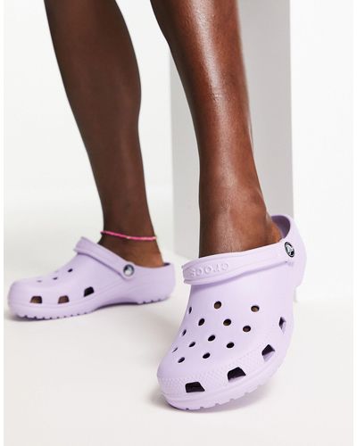 Crocs™ Zuecos lilas clásicos - Morado