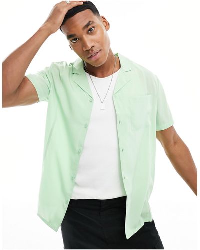 Another Influence Beach Shirt - Green