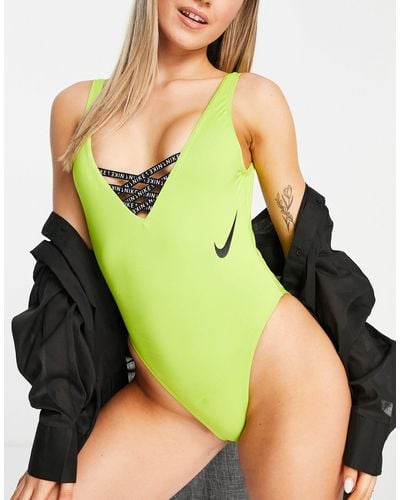 Nike Icon Sneakerkini One Piece Swimsuit - Green