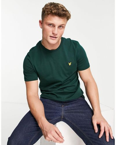 Lyle & Scott – baumwoll-t-shirt - Grün