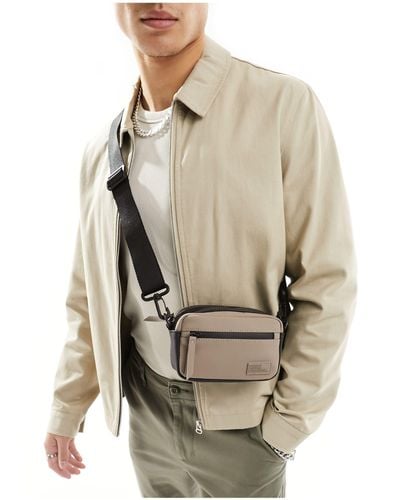 Pull&Bear Borsa a tracolla beige - Grigio