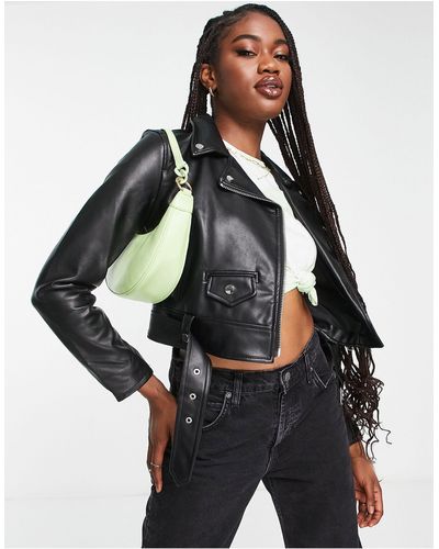 Bershka Leather jackets for Women | Online Sale up to 50% off | Lyst UK