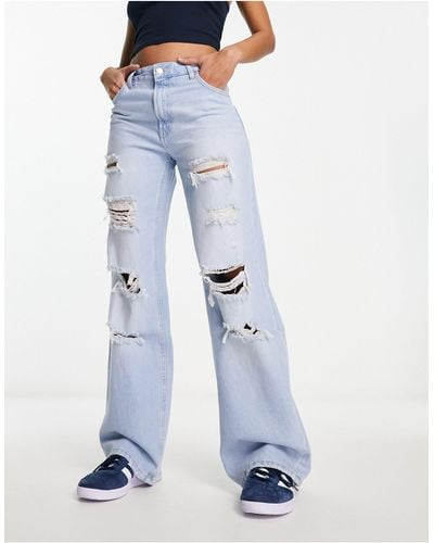 Bershka Wide-leg jeans for Women | Online Sale up to 37% off | Lyst