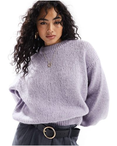 ASOS Loose Knit Sweater - Purple