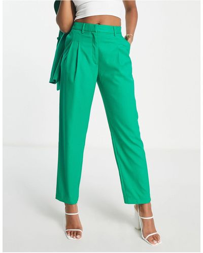 Monki Co-ord Mix And Match Tailored Pants - Green