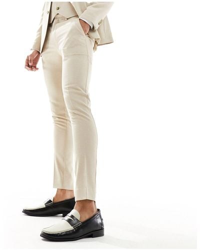 ASOS Wedding Super Skinny Suit Trousers - White