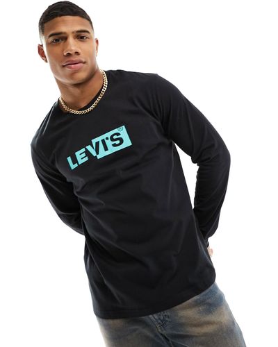 Levi's Long Sleeve T-shirt With Boxtab - Black