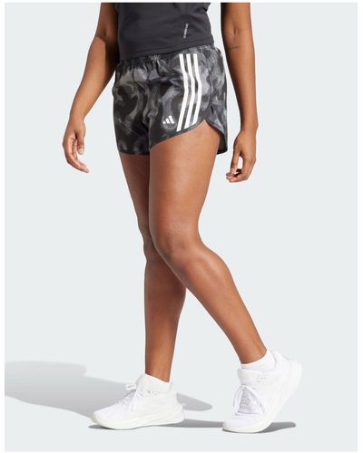 adidas Originals Own The Run All Over Print Shorts - Black