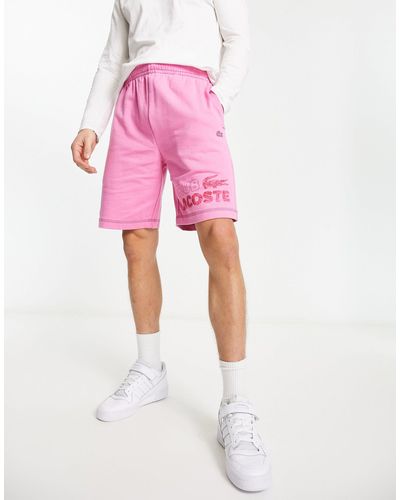Lacoste Jersey Club Shorts - Pink