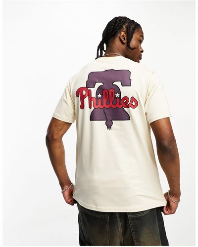 '47 Philadelphia phillies - t-shirt avec imprimé devant et au dos - cassé - Rouge