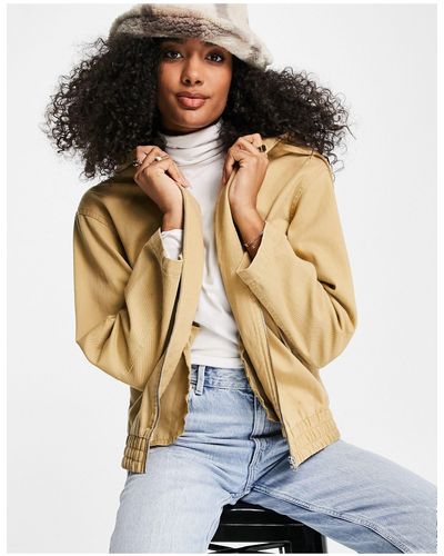 ASOS Chaqueta bomber color extragrande con capucha - Multicolor