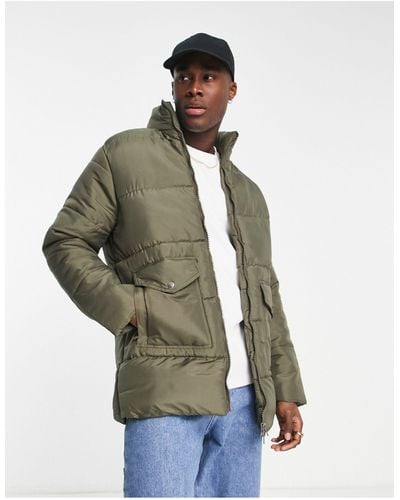 Another Influence Utility Puffer Jacket - Natural